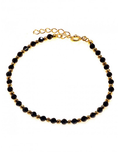 Bransoletka Turmalin  HEMATYT 925