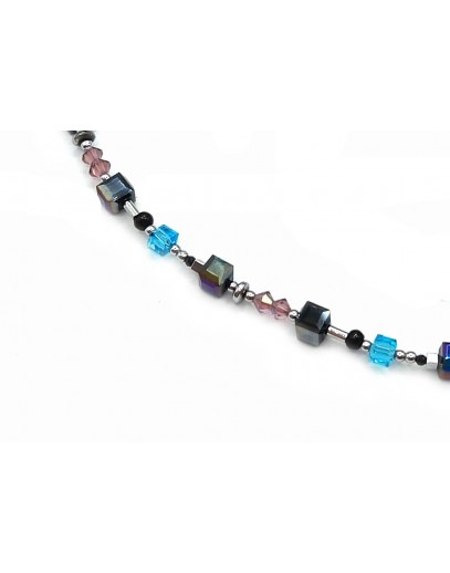 Naszyjnik Kryształki 925