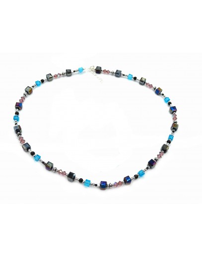 Naszyjnik Kryształki 925