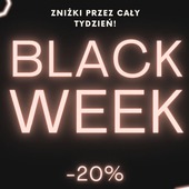 U nas BLACK FRIDAY trwa przez cały tydzień ! 
Z kodem :BLACK20 macie 20% zniżki na cały asortyment 🥰
Promocja trwa od 22.11 do 28.11 

www.manillabyanter.com